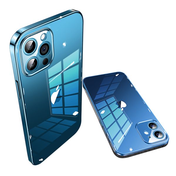 Gadījuma gadījums iPhone 13 Pro gel caurspīdīgam korpusam