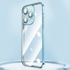 Gadījuma gadījums iPhone 13 Pro korpusam ar metālisku sudraba rāmi
