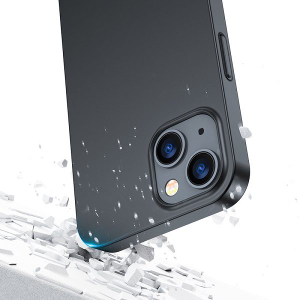 Gadījuma korpuss iPhone 13 aizmugurējā korpusā un priekšpusē + melns rūdīts stikls