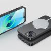 Gadījuma korpuss iPhone 13 aizmugurējā korpusā un priekšpusē + melns rūdīts stikls