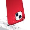 Gadījuma korpuss iPhone 13 aizmugurējā korpusā un priekšpusē + sarkanā rūdīta stikla