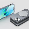 Gadījuma korpuss iPhone 13 aizmugurējā korpusā un priekšpusē + pelēks rūdīts stikls