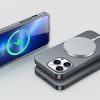 Gadījuma korpuss iPhone 13 Pro Max korpuss aizmugurē un priekšpusē + pelēks rūdīts stikls