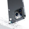 Gadījuma korpuss iPhone 13 Pro korpuss aizmugurē un priekšpusē + melns rūdīts stikls