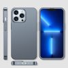 Gadījuma korpuss iPhone 13 Pro korpuss aizmugurē un priekšpusē + pelēks rūdīts stikls