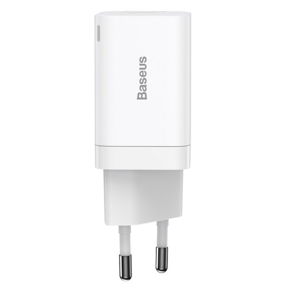 Ātrā tīkla lādētājs USB-C 30W PD QC Super Pro White