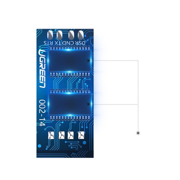 Kabeļu konsoles kabeļa USB adapteris - RJ45 Ethernet Twist 1,5m melns