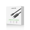 Kabeļu konsoles kabeļa USB adapteris - RJ45 Ethernet Twist 1,5m melns