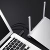Kabeļu konsoles kabeļa USB adapteris - RJ45 Ethernet Twist 1,5m melns