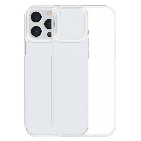 Caurspīdīga gēla korpuss iPhone 13 Pro Max Simple Series caurspīdīgs gadījums