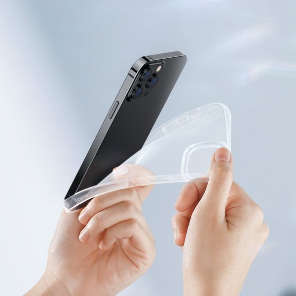 Caurspīdīga gēla korpuss iPhone 13 Pro Max Simple Series caurspīdīgs gadījums
