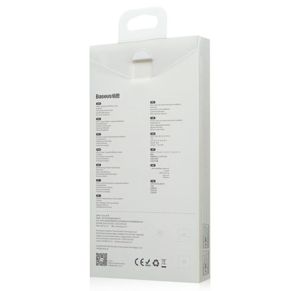 Caurspīdīga gēla korpuss iPhone 13 Pro Max Simple Series caurspīdīgs gadījums