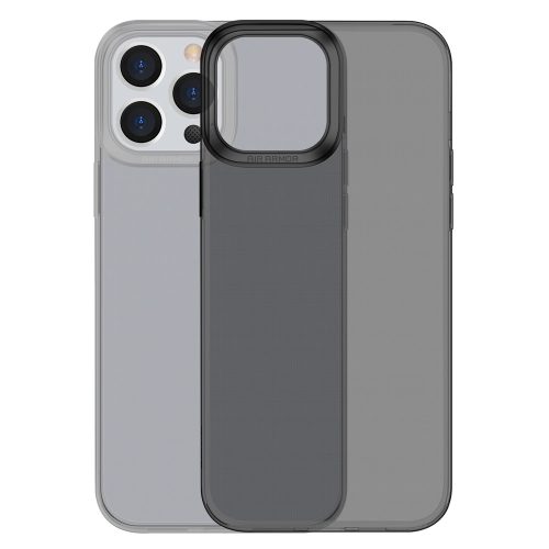 Caurspīdīga gēla korpuss iPhone 13 Pro Simple Series Case Black