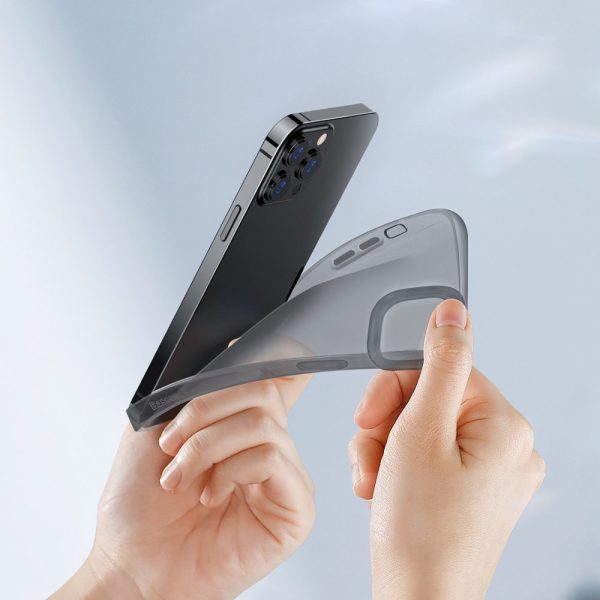 Caurspīdīga gēla korpuss iPhone 13 Pro Simple Series Case Black
