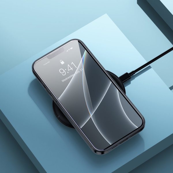 Caurspīdīga gēla korpuss iPhone 13 Pro Simple Series Case Black