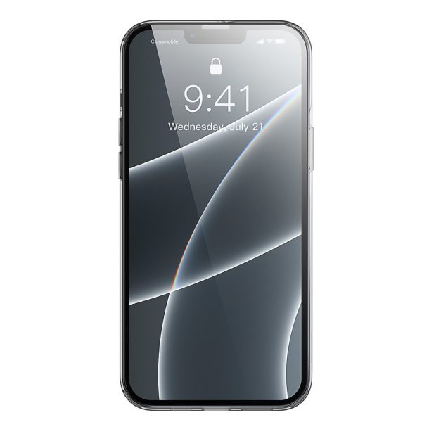 Caurspīdīga gēla korpuss iPhone 13 Pro Simple Series Case Black
