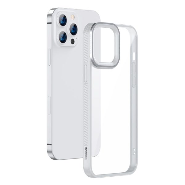 Bruņu izturīgs korpuss iPhone 13 Pro ar gēla rāmi pelēku
