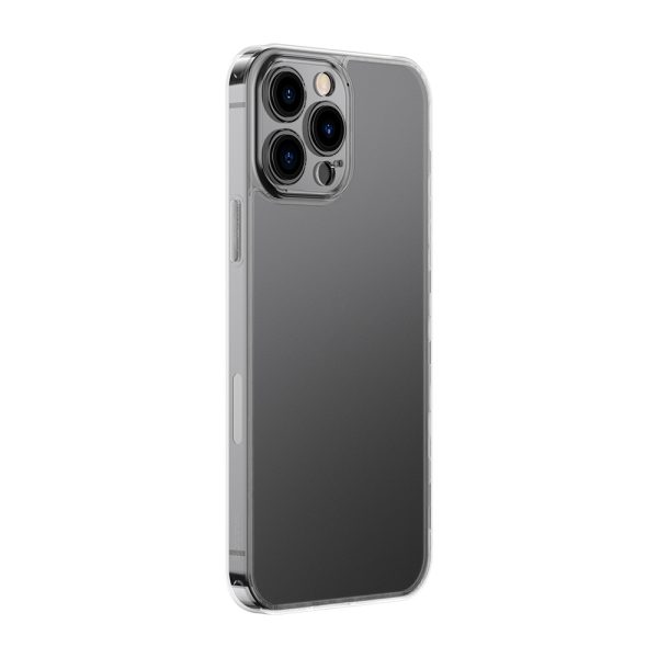 Gadījuma vāks iPhone 13 Pro Max Stingrais korpuss ar gēla rāmja caurspīdīgu rāmi