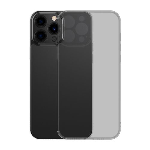 Gadījuma gadījums iPhone 13 Pro stingrs korpuss ar želejas rāmi melnu