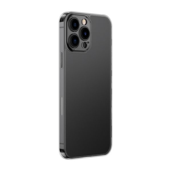 Gadījuma gadījums iPhone 13 Pro stingrs korpuss ar želejas rāmi melnu