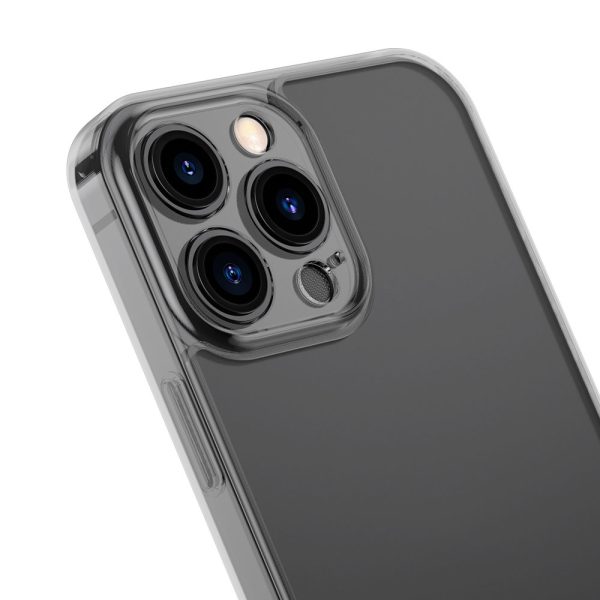 Gadījuma gadījums iPhone 13 Pro stingrs korpuss ar želejas rāmi melnu