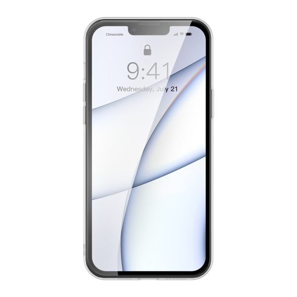 Gadījuma gadījums iPhone 13 Pro stingrs korpuss ar želejas rāmi melnu