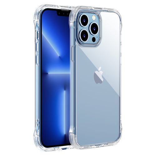 Gadījuma gadījums iPhone 13 bruņu korpusam ar āķiem caurspīdīgu statīvu