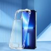 Gadījuma gadījums iPhone 13 Pro Max bruņu korpusam ar āķiem caurspīdīgu statīvu