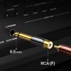 Adaptera adaptera adaptera ligzda 6,35 mm vīriešu dzimuma Zloty RCA