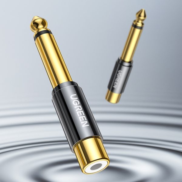 Adaptera adaptera adaptera ligzda 6,35 mm vīriešu dzimuma Zloty RCA