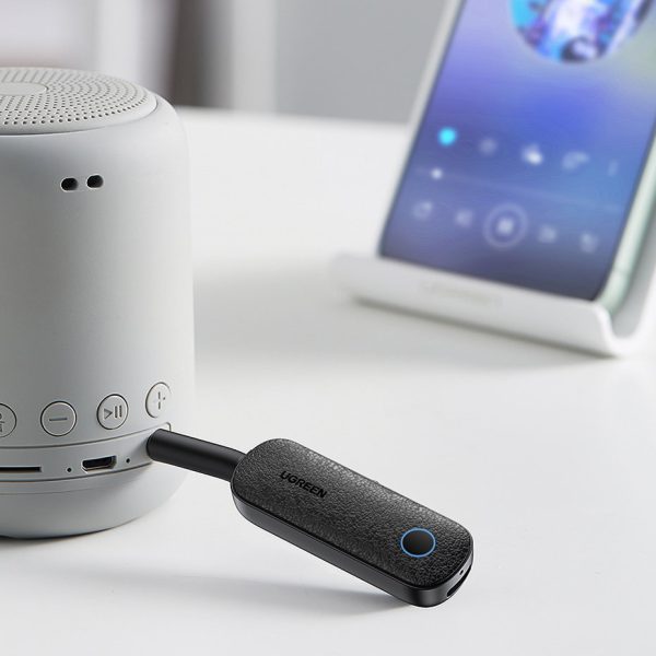 Bluetooth raidītāja mini ligzda 3,5 mm melns raidītājs