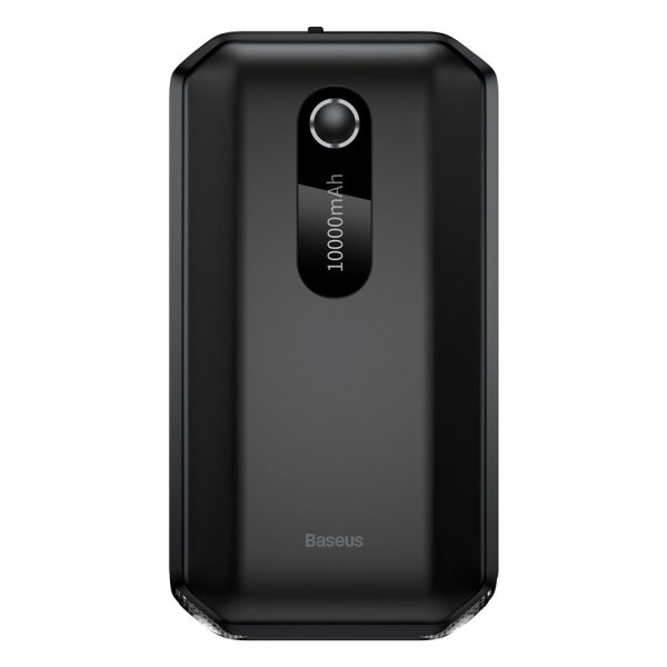 PowerBank 1000MAH + Booster Booster Booster 12V 1000a melna ierīce