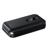 PowerBank 1000MAH + Booster Booster Booster 12V 1000a melna ierīce