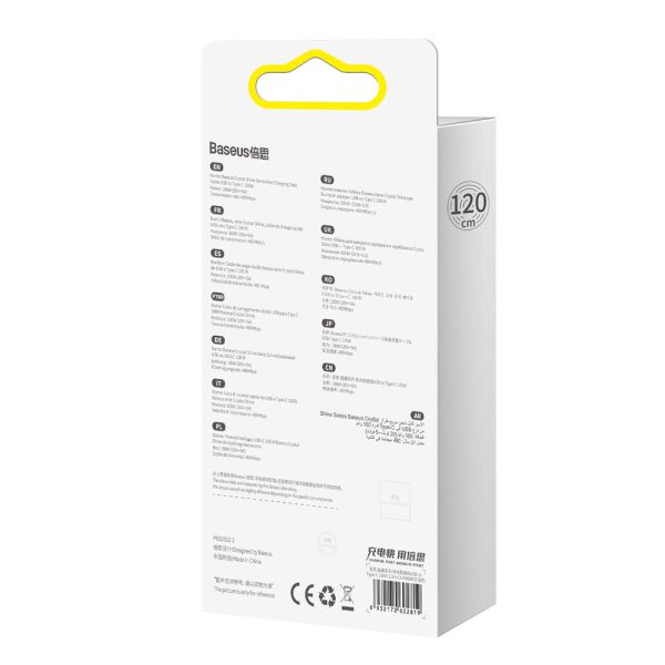 Kabelis Kabelis ātrai uzlādēšanai un USB datu pārsūtīšanai - USB -C 100W 1,2m zilā krāsā