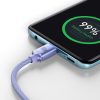 Kabelis Kabelis ātrai uzlādēšanai un USB datu pārsūtīšanai - USB -C 100W 1,2m purpursarkanā krāsā