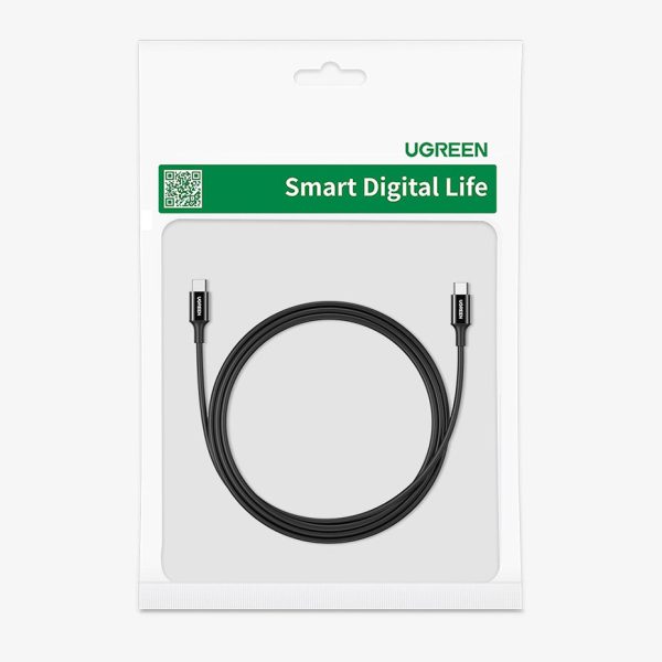 Kabelis USB-C 5A Kabelis Ātra lādēšana PD QC 1M balts