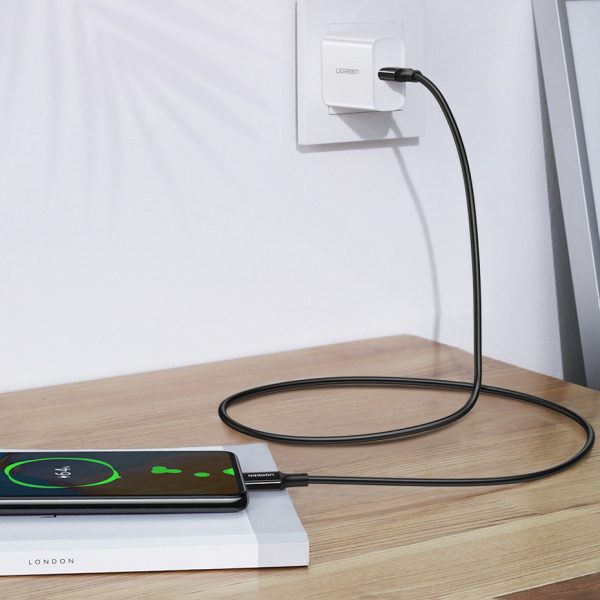 Kabelis USB-C 5A Kabelis Ātra lādēšana PD QC 1M balts