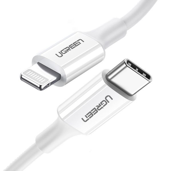 Kabelis kabelis iPhone MFI USB -C - Lightning 20W 3A 1