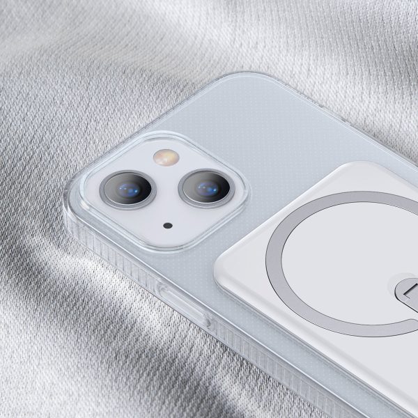 Magnētiskā korpusa korpuss ar iPhone 13 6.1 '' 2021 caurspīdīgs