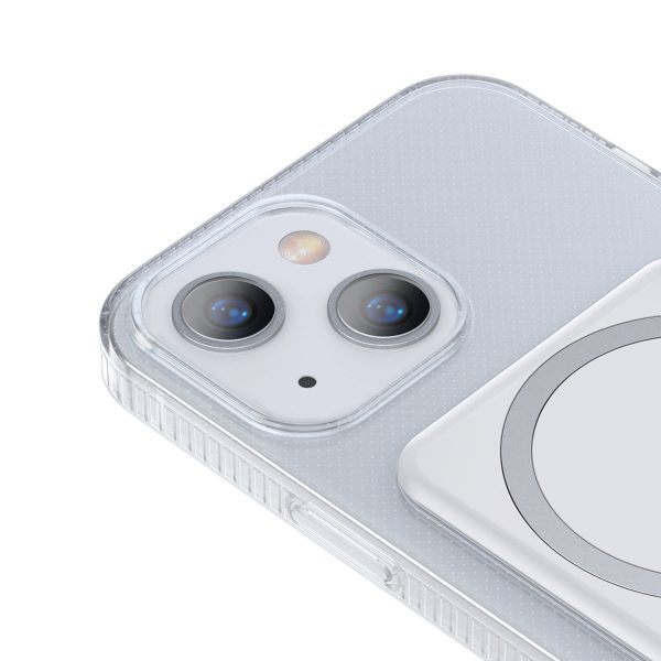 Magnētiskā korpusa korpuss ar iPhone 13 6.1 '' 2021 caurspīdīgs