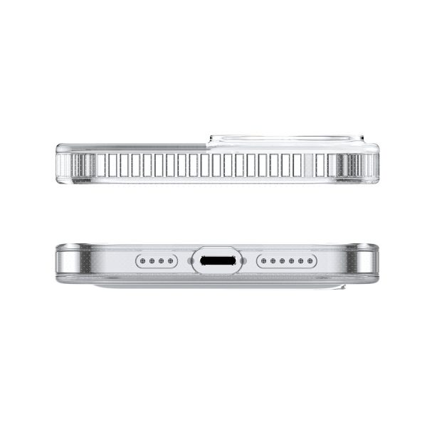 Magnētiskā korpusa korpuss ar iPhone 13 Pro 6.1 '' 2021 caurspīdīgs