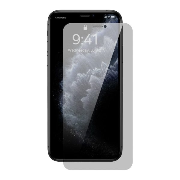 Rūdīts stikls iPhone 11 Pro Max / iPhone XS Max + montāžas pozicionētājs