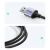 Daudzfunkcionāls centrmezgla adapteris USB 3.0 izplatītājs-3X USB Ethernet RJ-45 USB-C PD pelēks