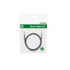 Aux 2x mini domkrata leņķa kabelis 3,5 mm 1,5 m zilā krāsā