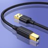 Kabelis USB kabeļa tips B vīriešu printerim - USB 2,0 vīrieši 480Mbps 2m melns