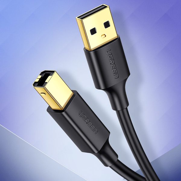 Kabelis USB kabeļa tips B vīriešu printerim - USB 2,0 vīrieši 480Mbps 2m melns