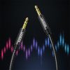 2x mini ligzda 3,5 mm maisījums 2x kabelis 2m melns