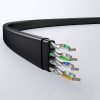 PatchCord LAN RJ45 Ethernet Cat plakanais kabelis. 6 8m melns