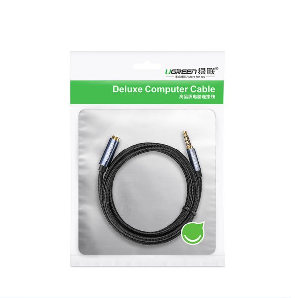 Adaptera adapteris mini domkrata austiņām 3,5 mm 0,5 m zilā krāsā