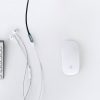 Adaptera adapteris mini domkrata austiņām 3,5 mm 1m zilā krāsā